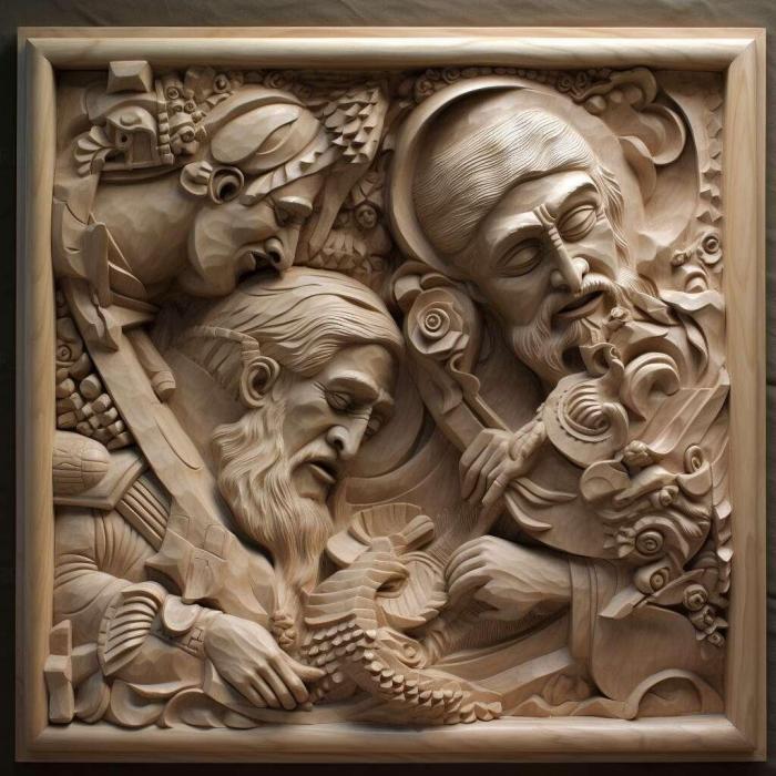 نموذج ثلاثي الأبعاد لآلة CNC 3D Art 